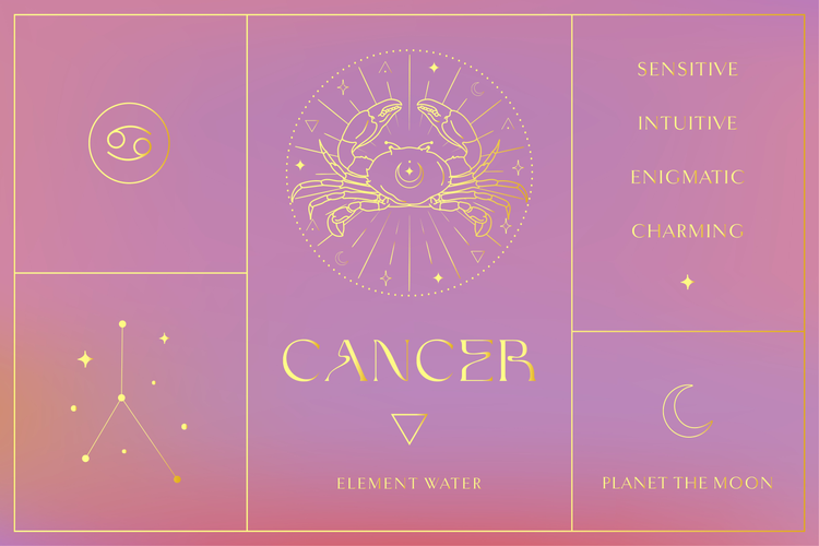 Cancer - Lead with Love. Glow with Grace.