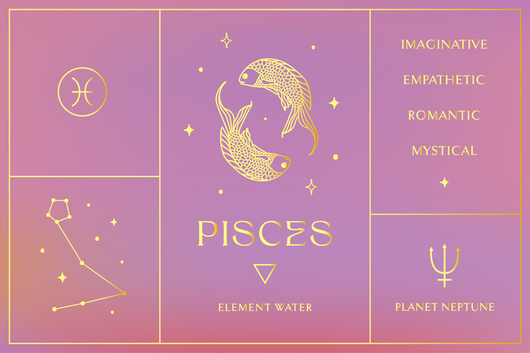 Pisces - Flow Freely. Shine Deeply.