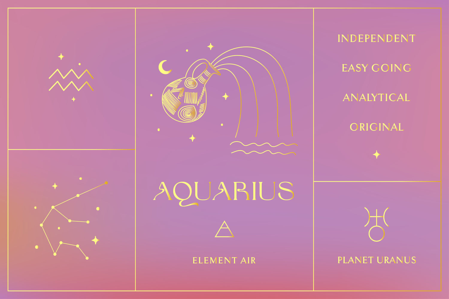 Aquarius - Rebel Brightly. Dream Beyond.
