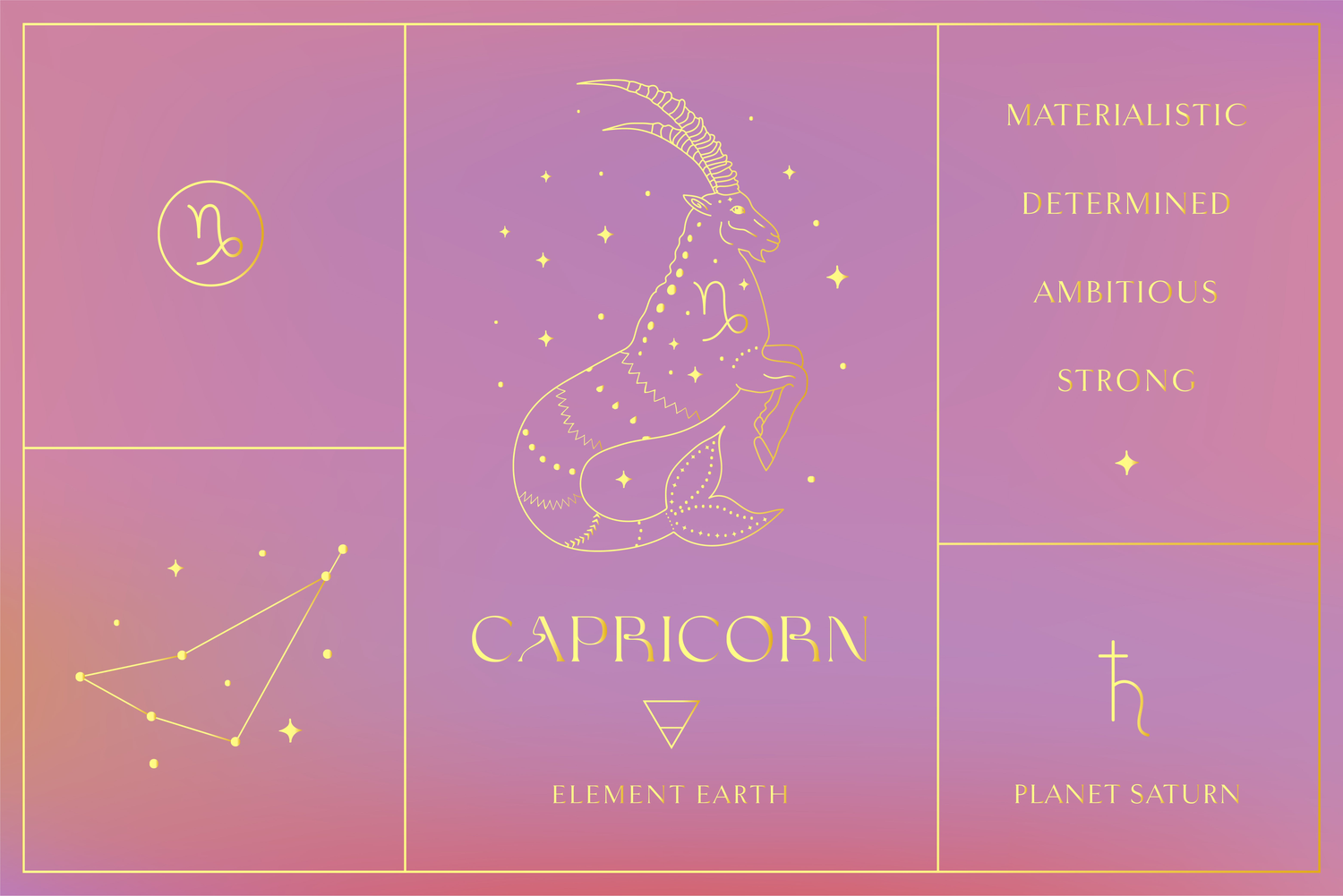 Capricorn - Strong Roots. Limitless Heights.