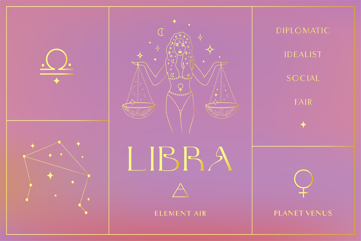 Libra - Balance Boldly. Love Beautifully.