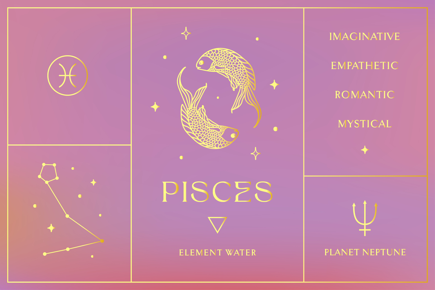 Pisces - Flow Freely. Shine Deeply.
