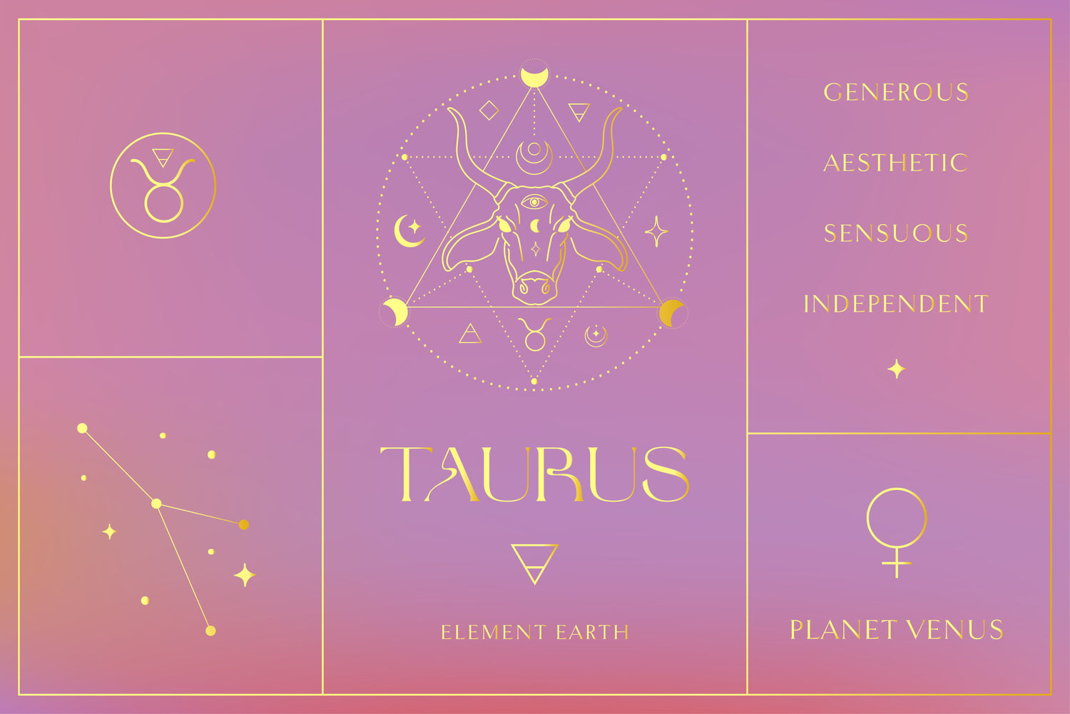 Taurus - Rooted in Strength. Radiant in Spirit.